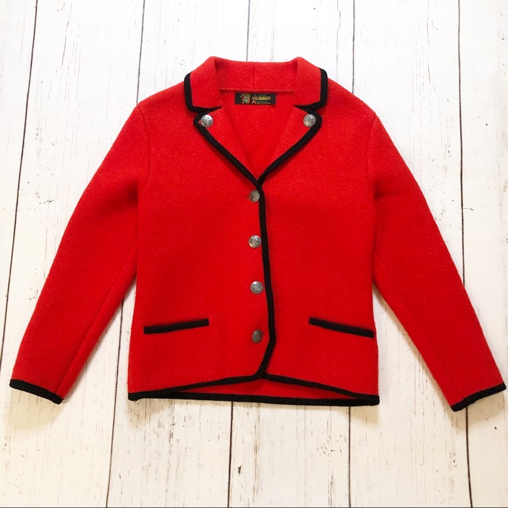 Original Salzburger 100% wool Austrian jacket XS